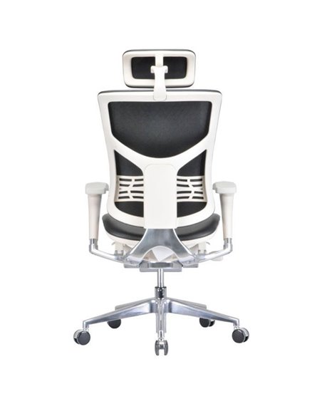 Крісло EXPERT Star Leather (STL01-G) для керівника, ергономічне, чорна шкіра