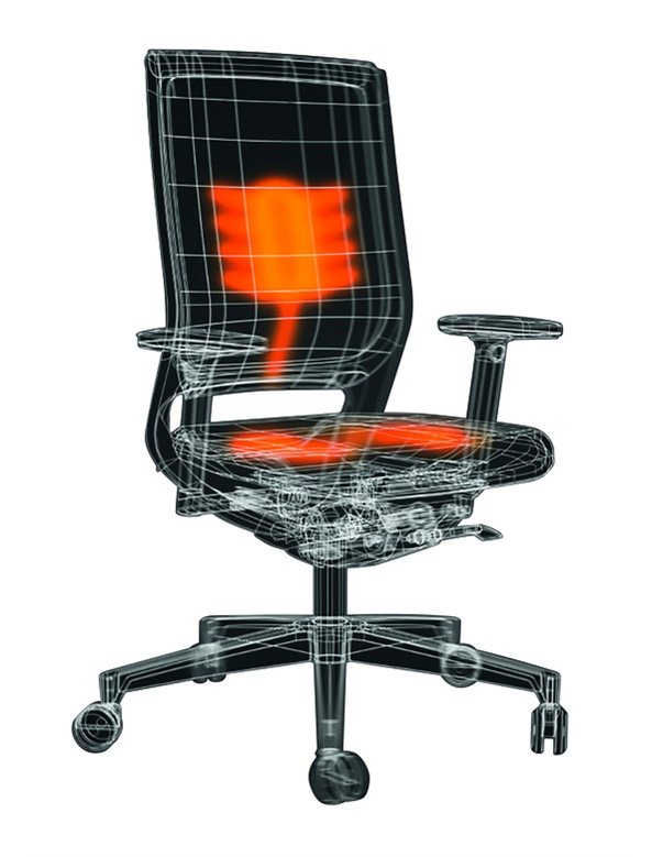 Крісло KLOBER MERA KLIMASTUHL для персоналу з підігрівом та вентиляцією