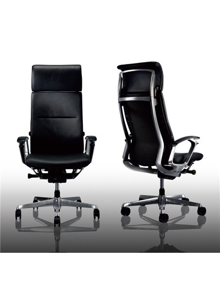 Крісло Okamura Duke для керівника преміум класу шкіряне