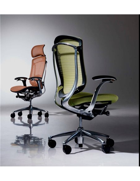 Крісло Okamura Contessa для керівника з підголовником, сітка