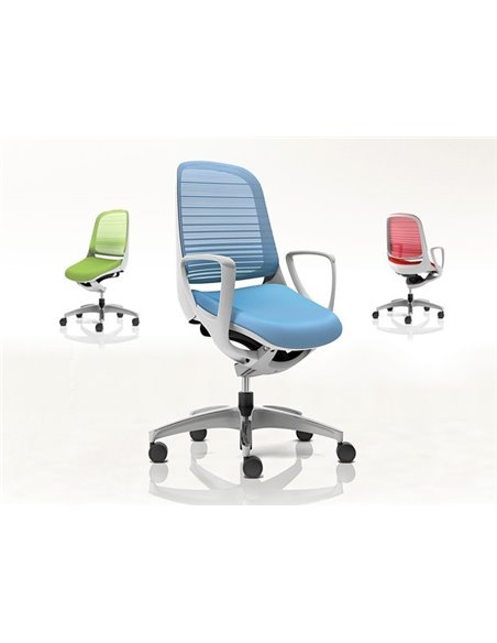 Крісло Okamura Luce для оператора з підлокітниками