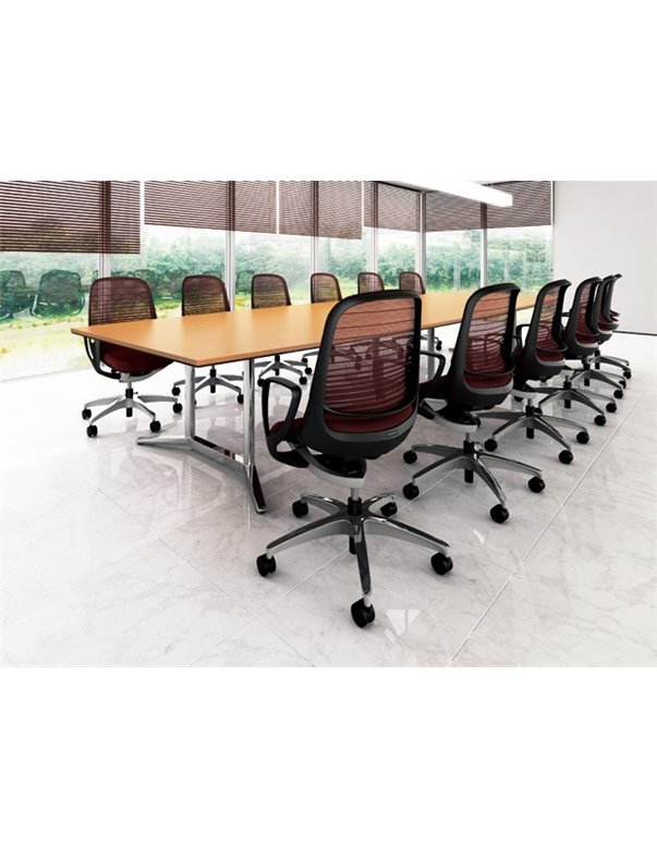 Крісло Okamura Luce для оператора з підлокітниками