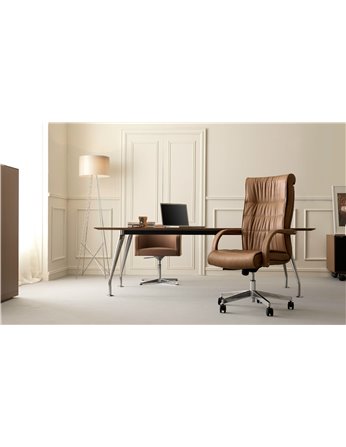 Крісло QUINTI SEDUTE APOLLO для керівника, шкіряне 2