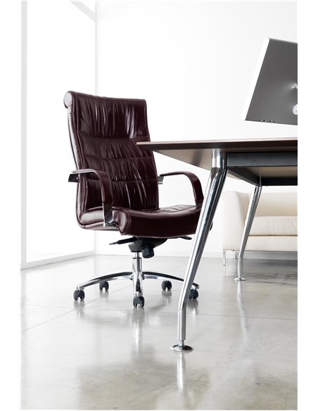 Крісло QUINTI SEDUTE APOLLO для керівника, шкіряне