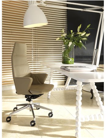 Крісло QUINTI SEDUTE HYWAY SOFT для керівника, шкіряне 2