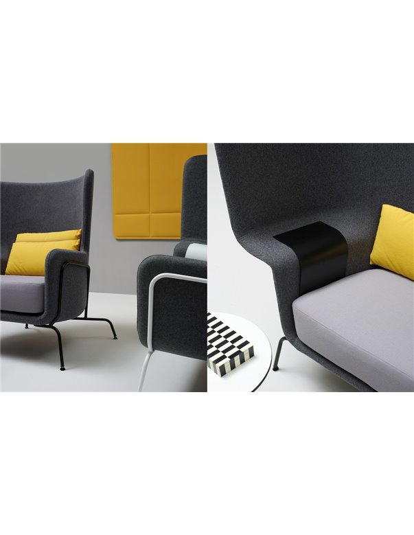 Звукопоглинаюче крісло QUINTI SEDUTE HIP LOUNGE