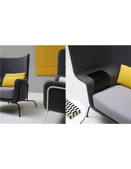 Звукопоглинаюче крісло QUINTI SEDUTE HIP LOUNGE