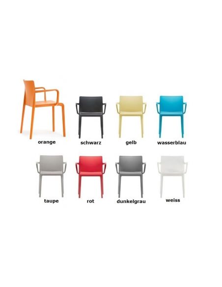 Стілець PEDRALI VOLT 675 Графітовий