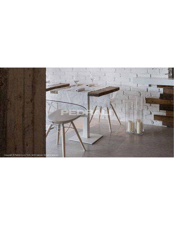 Стілець PEDRALI GLISS WOOD 905 Прозорий