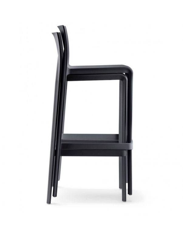 Стілець Барний PEDRALI VOLT 678 Графітовий