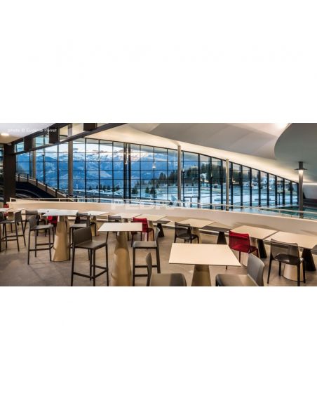 Стілець Барний PEDRALI VOLT 678 Графітовий