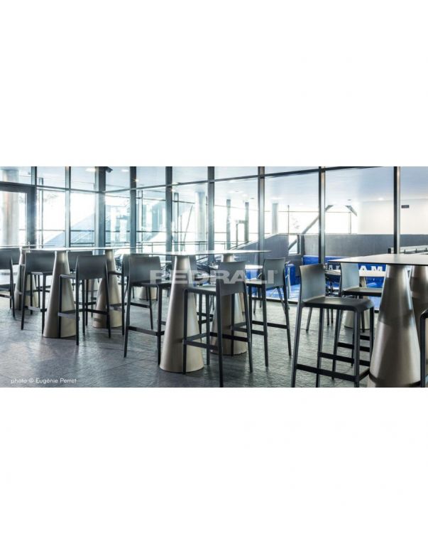 Стілець Барний PEDRALI VOLT 678 Сірий