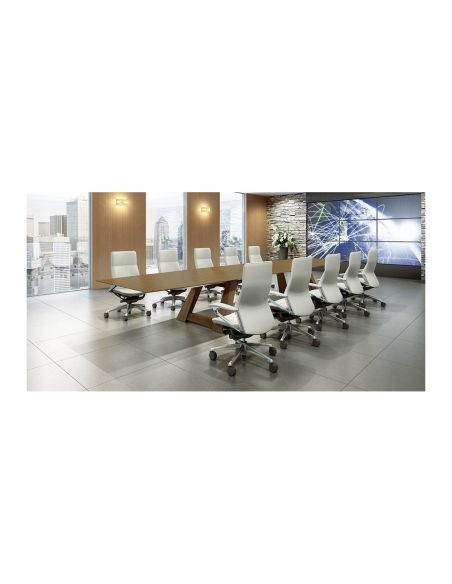 Крісло OKAMURA LEGENDER для керівника, президент-класу, шкіряне