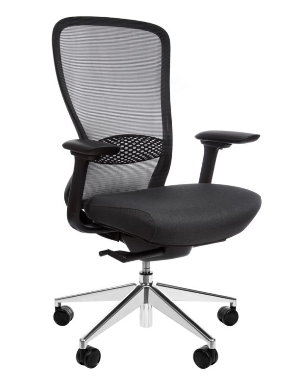 Крісло KRESLALUX IN-POINT ALU BLACK ергономічне Крісло KRESLALUX IN-POINT ALU BLACK ергономічне