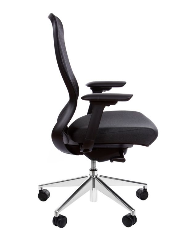 Крісло KRESLALUX IN-POINT ALU BLACK ергономічне Крісло KRESLALUX IN-POINT ALU BLACK ергономічне