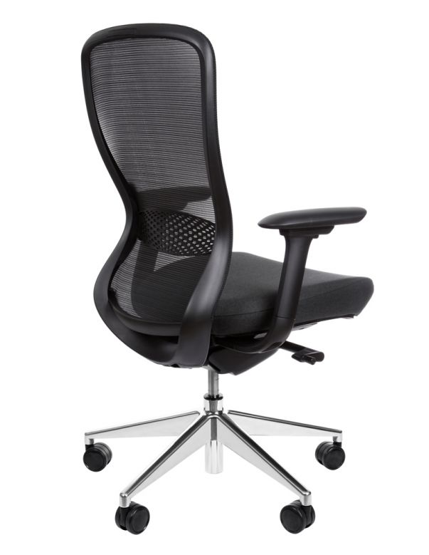 Крісло KRESLALUX IN-POINT ALU BLACK ергономічне Крісло KRESLALUX IN-POINT ALU BLACK ергономічне