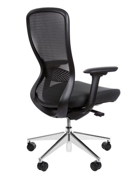 Крісло KRESLALUX IN-POINT ALU BLACK ергономічне