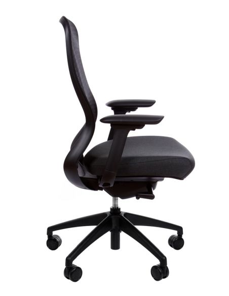 Крісло KRISLALUX IN-POINT (BLACK + M60999), ергономічне, чорне