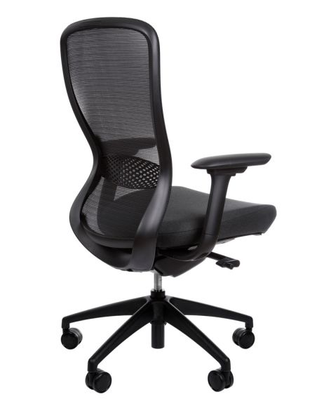 Крісло KRISLALUX IN-POINT (BLACK + M60999), ергономічне, чорне