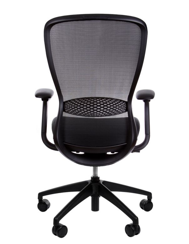 Крісло KRISLALUX IN-POINT (BLACK + M60999), ергономічне, чорне