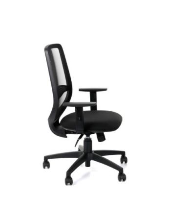 Крісло GROSPOL ZUMA BLACK для оператора, чорне 2