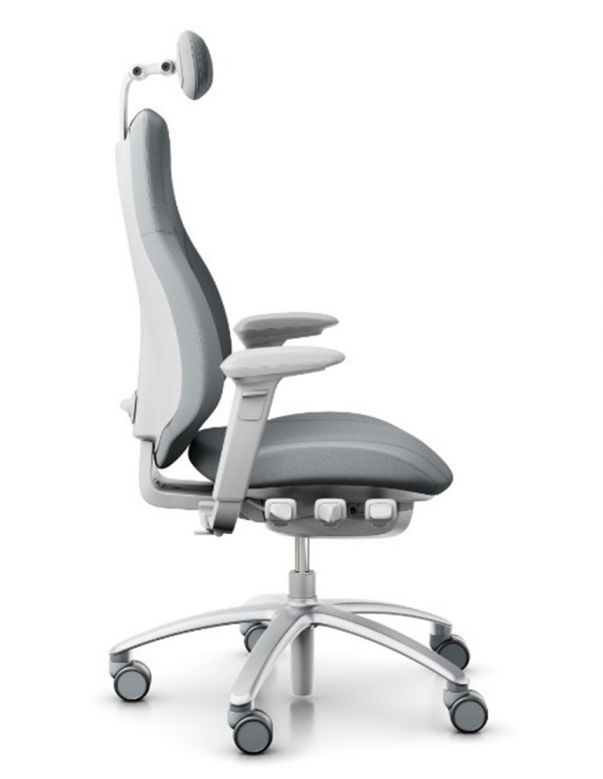 Крісло FLOKK RH MEREO 220 SILVER GREY, ергономічне