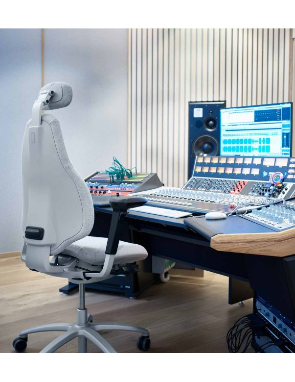 Крісло FLOKK RH MEREO 220 SILVER GREY, ергономічне