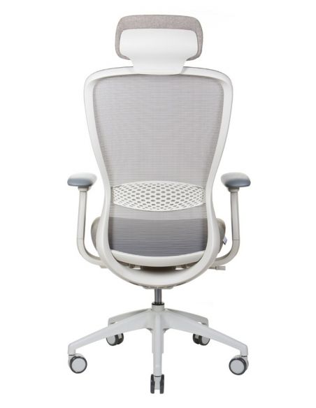 Крісло KRISLALUX IN-POINT (LIGHT GREY + M61002), ергономічне, світлий беж