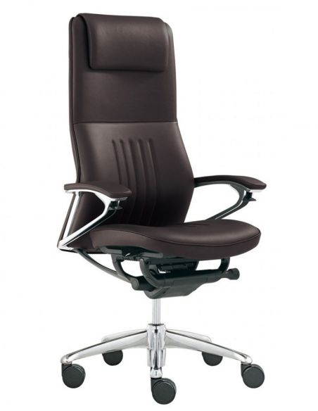 Крісло OKAMURA LEGENDER для керівника, президент-класу, шкіряне