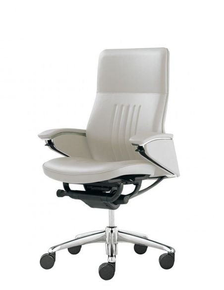 Крісло OKAMURA LEGENDER для керівника, президент-класу, шкіряне