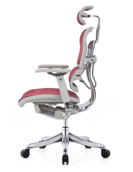 Крісло ERGOHUMAN PLUS LUXURY (EHPL-AG-HAM, ZB6) ергономічне, червоного кольору