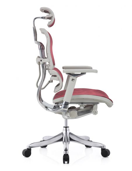 Крісло ERGOHUMAN PLUS LUXURY (EHPL-AG-HAM, ZB6) ергономічне, червоного кольору