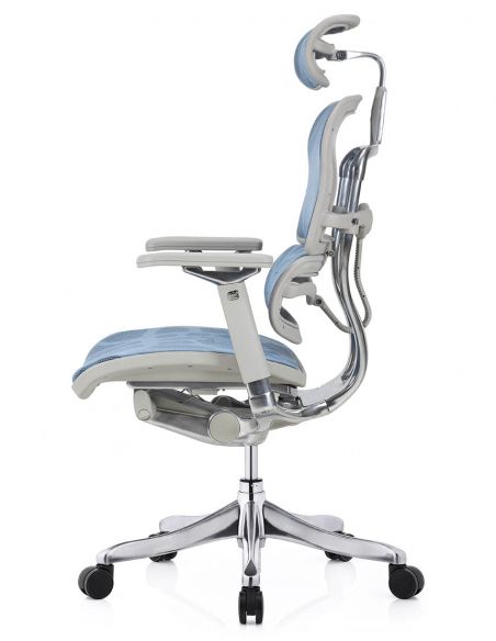 Крісло ERGOHUMAN PLUS LUXURY (EHPL-AG-HAM, ZB5) ергономічне, синього кольору