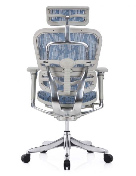 Крісло ERGOHUMAN PLUS LUXURY (EHPL-AG-HAM, ZB5) ергономічне, синього кольору