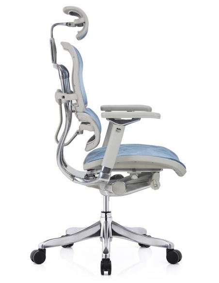 Крісло ERGOHUMAN PLUS LUXURY (EHPL-AG-HAM, ZB5) ергономічне, синього кольору