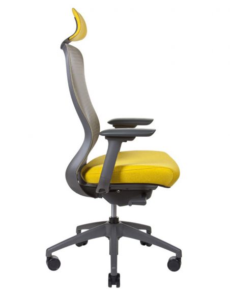 Крісло KRISLALUX IN-POINT (GREY + M62002), ергономічне