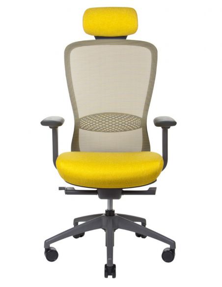 Крісло KRISLALUX IN-POINT (GREY + M62002), ергономічне