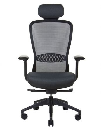 Крісло KRISLALUX IN-POINT (BLACK + M60999), ергономічне 2