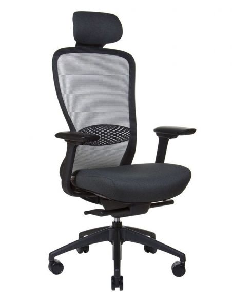 Крісло KRISLALUX IN-POINT (BLACK + M60999), ергономічне