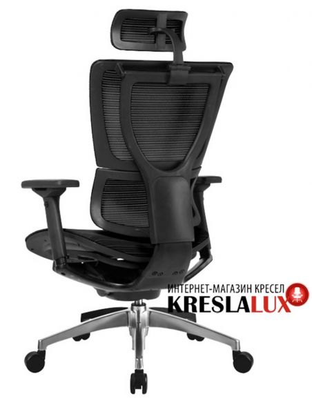 Крісло комп'ютерне MIRUS-IOO, ергономічне, чорного кольору