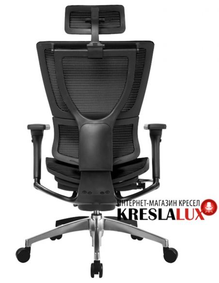 Крісло комп'ютерне MIRUS-IOO, ергономічне, чорного кольору