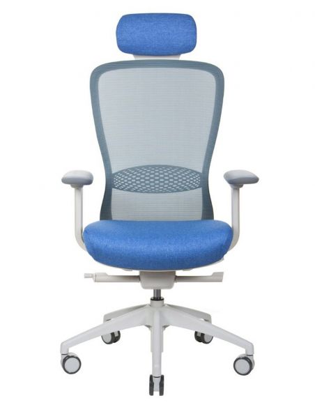 Крісло KRISLALUX IN-POINT (LIGHT GREY + M66009), ергономічне