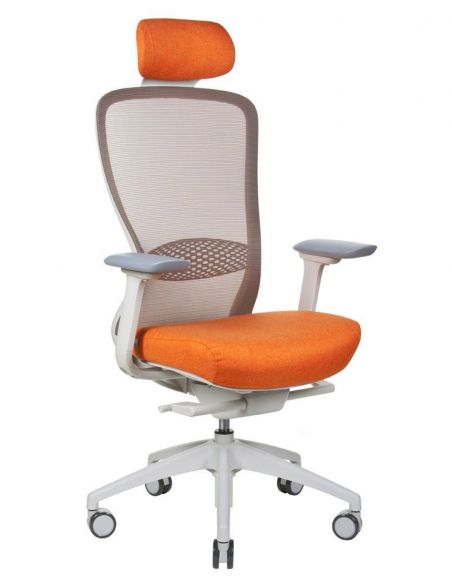 Крісло KRISLALUX IN-POINT (LIGHT GREY + M63013), ергономічне