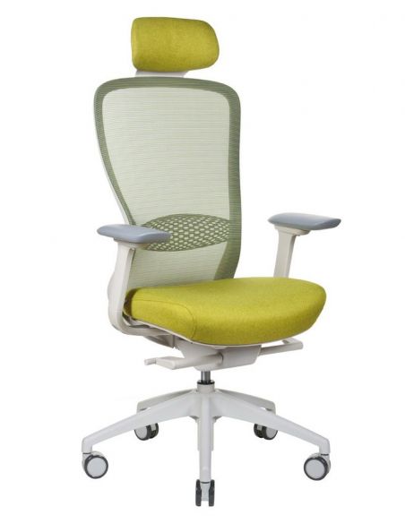 Крісло KRISLALUX IN-POINT (LIGHT GREY + M68002), ергономічне