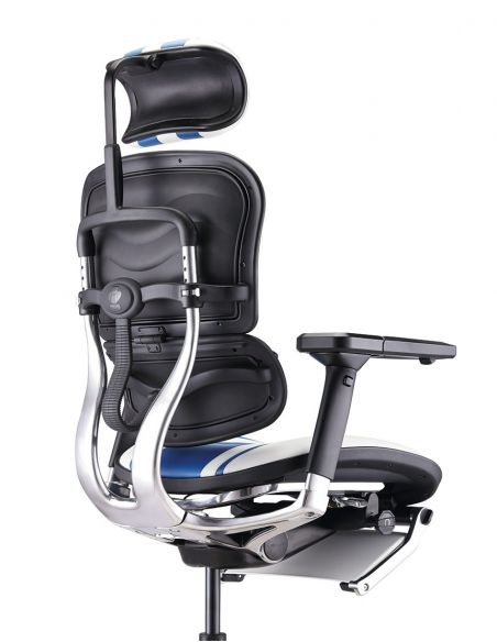 Крісло комп'ютерне ERGOHUMAN ELITE GAMING MARS (M-EHPE-AB-HAL-MLBL), ергономічне