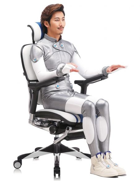 Крісло комп'ютерне ERGOHUMAN ELITE GAMING MARS (M-EHPE-AB-HAL-MLWT), ергономічне