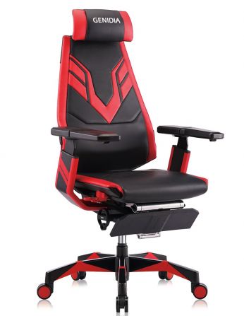 Крісло геймерське GENIDIA GAMING (M-GN-BB-HAL-ML-RE),...