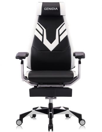 Крісло геймерьське GENIDIA GAMING (M-GN-BB-HAL-ML-WT),... 2