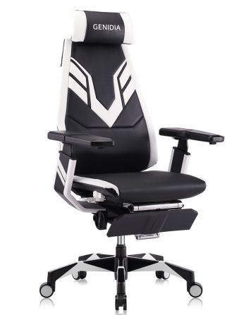 Крісло геймерьське GENIDIA GAMING (M-GN-BB-HAL-ML-WT),...