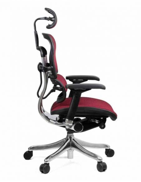 Крісло комп'ютерне ERGOHUMAN PLUS, ергономічне, бордового кольору